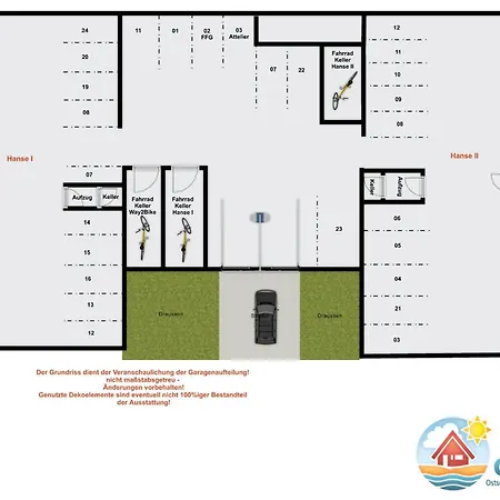 Appartamento Hanseresidenz I Whg 11 Boltenhagen (Ostseebad)